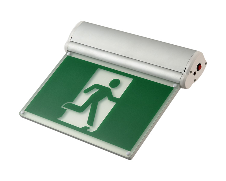 Jelrm Aluminium da 6 pollici di corsa in corsa LED Emergency Exit Sign