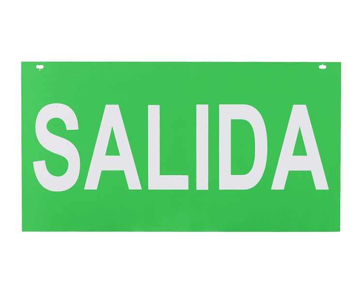 Segno Salida Pannello acrilico