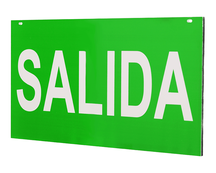 Segno Salida Pannello acrilico