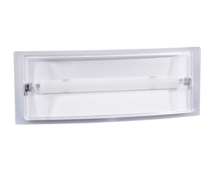 LE513AD Slim Type Emergency Light con forma simile a una vasca