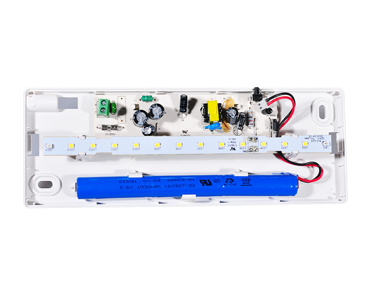 LE513AD Slim Type Emergency Light con forma simile a una vasca