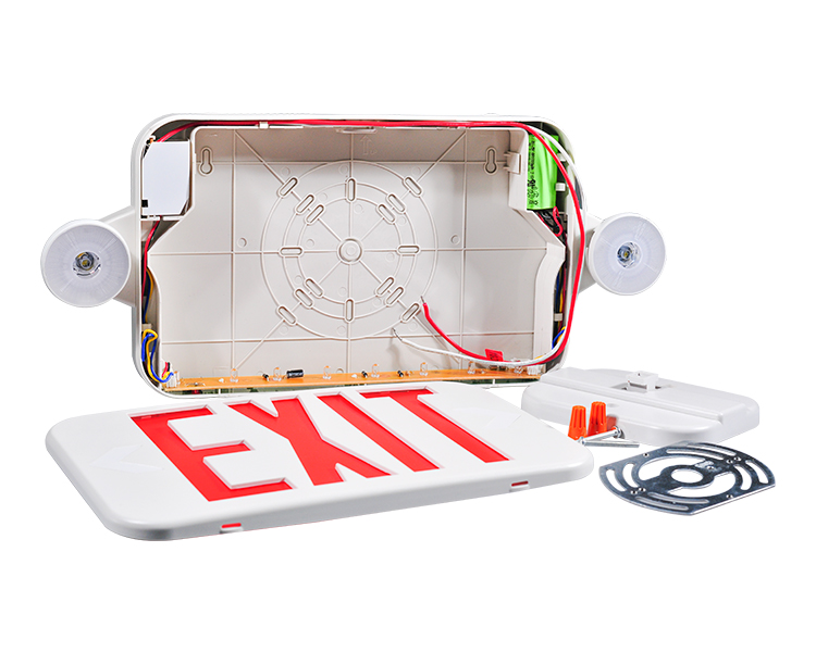 JLECE2RW-Nuova combinazione di uscita di emergenza rossa compatta
