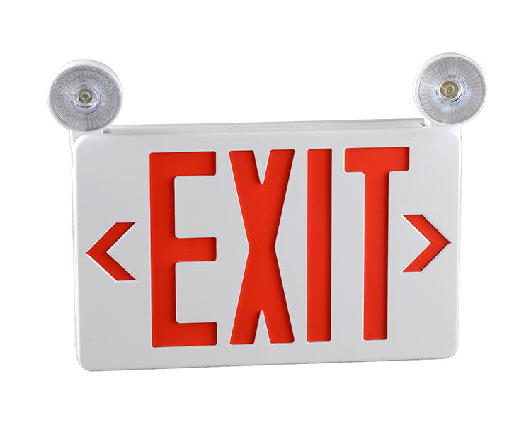 Jlecb2rw-Nuovo Slim Red Letters Emergency Excit Segno con teste a LED