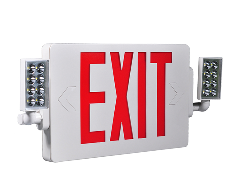 Jlecd2rw-Emergency Fire Exit Lights con lettere rosse