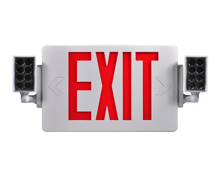 Jlecd2rw-Emergency Fire Exit Lights con lettere rosse