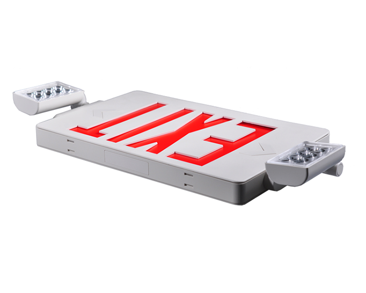 Jlecd2rw-Emergency Fire Exit Lights con lettere rosse
