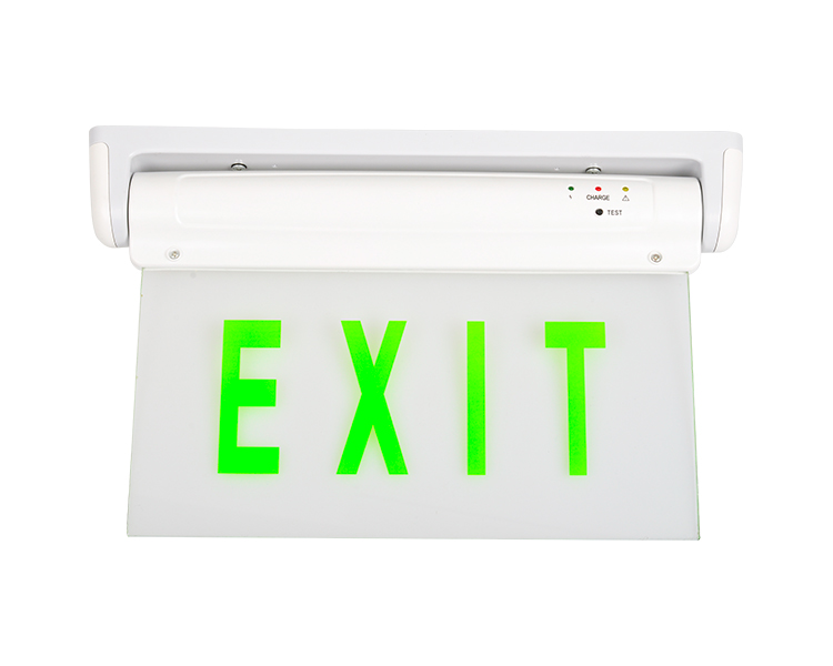 LE2912-5 o 10 segno di uscita di emergenza a LED verde