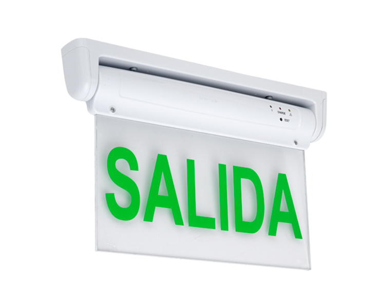 LE2912-5 o 10 segno di uscita di emergenza a LED verde