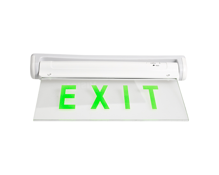 LE2912-5 o 10 segno di uscita di emergenza a LED verde