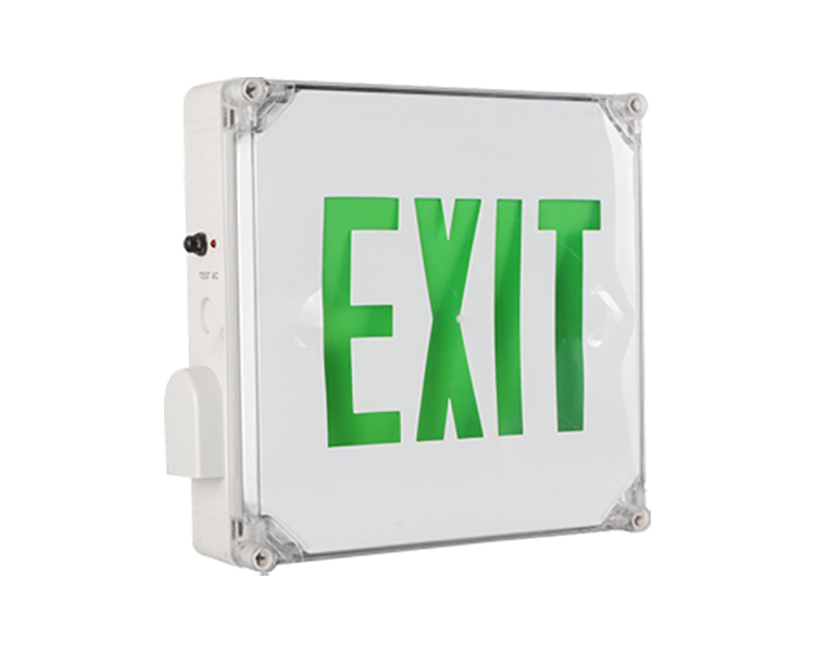 Segno di uscita di emergenza a LED a LED a LED impermeabile di jeewpg-outdoor 