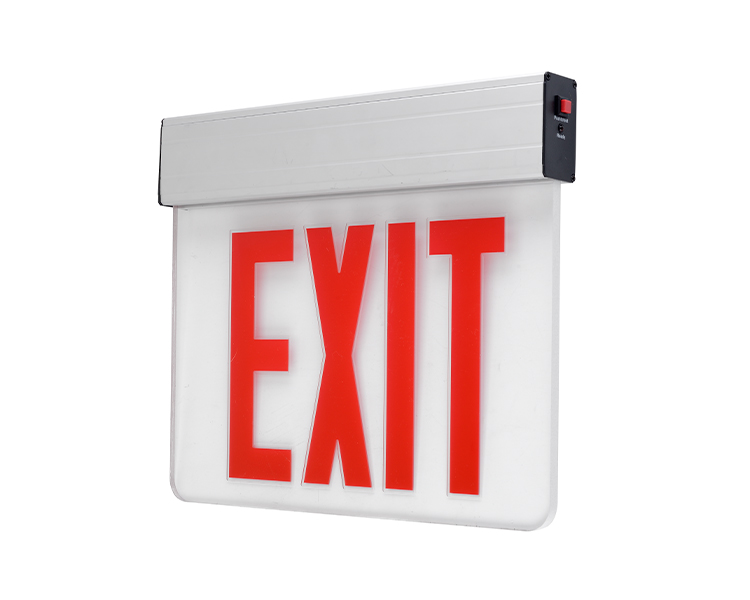 JELEX1RC Single Face 12 LED Sign Emergency Emergence Emergence Segno