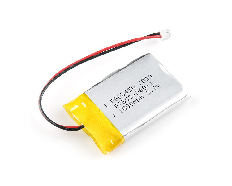 Batteria di li-ioni di litio 3.7V 1000Mah