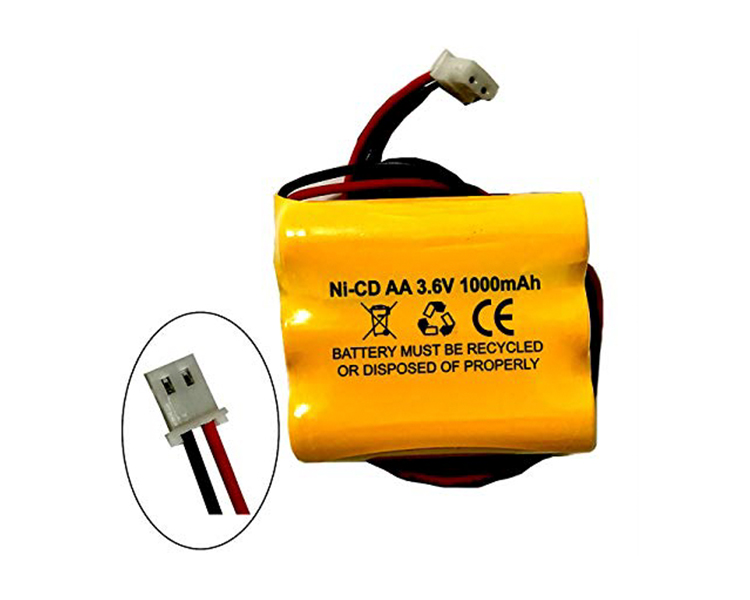 Batteria Ni-CAD 3.6V 1000Mah
