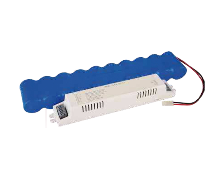 Pacco batteria di emergenza per raccordi a LED